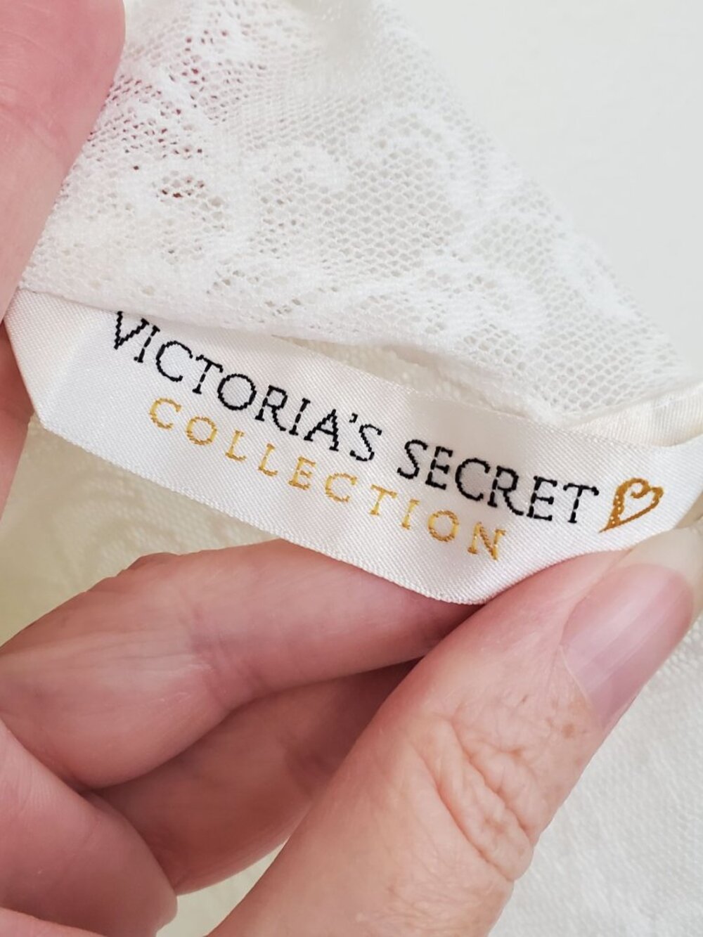 Victoria's Secret Collection 1990's lace embroidered racerback negligee - Picture 5 of 11